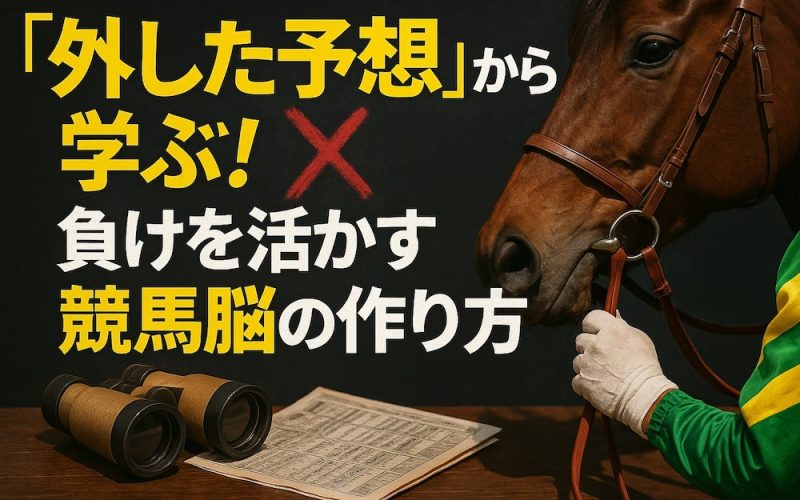 「外した予想」から学ぶ！負けを活かす競馬脳の作り方