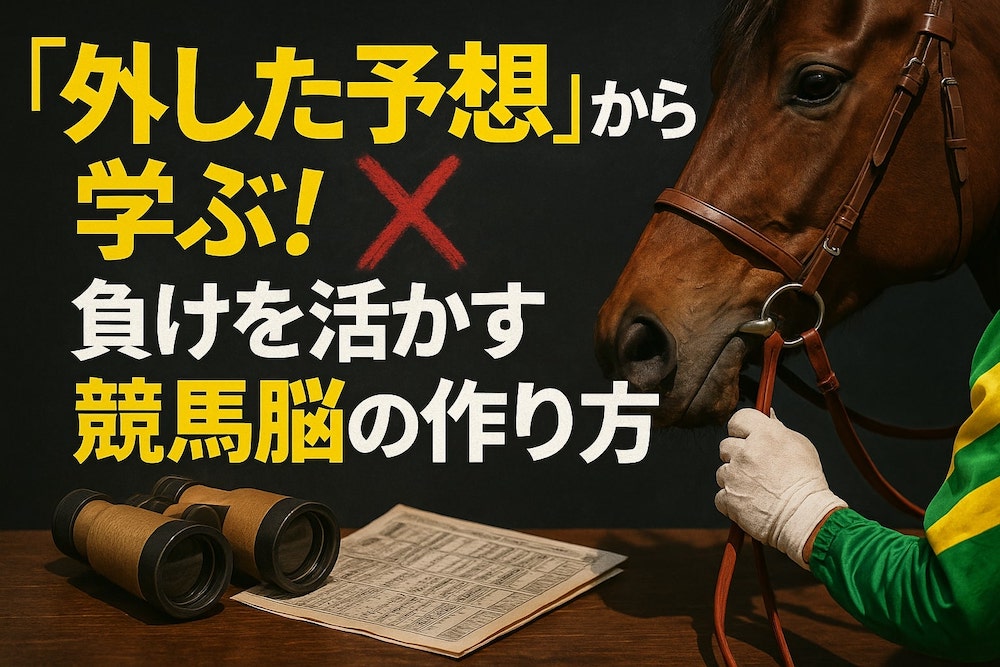 「外した予想」から学ぶ!負けを活かす競馬脳の作り方